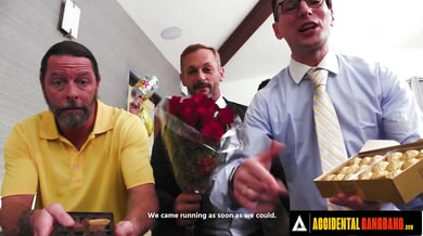 Blonde rhyder gets rough gang bang from four tattooed and bearded studs after a bad week