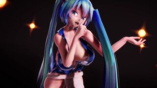 mmd r18 Festival costume Miku san to Tougen Renka ray 3d anime