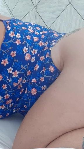 Consoling Herself And Grinding On The Big Dick