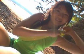 Sexy Miku Tanaka - Wild Beach Blowjob & Hard Fucking Action