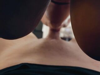 True Amateur - Breathtaking Chelsea knows how to Enjoyment her Dude in Couch & Gets his Load in her Throat