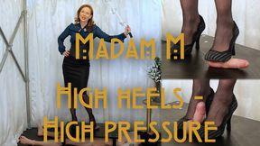 High Heels, High Pressure – Intense Trampleboard CBT, Stockings & Strict FemDom Discipline