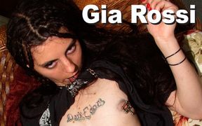 Gia Rossi Handcuffs Vibrator Clamps Masturbate