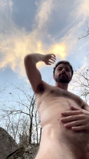 Outdoor Masturbation on My Hike
