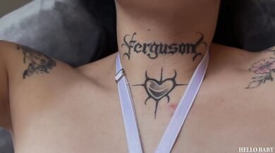 Alina’s deep throat and doggystyle make her cum hard while emo goth latina moans