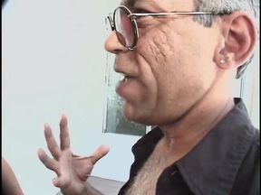 Huge dark skin bitch gets gang banged by three fit white studs