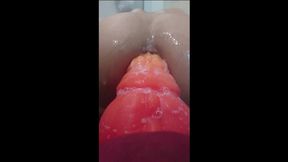 Dark Dragon Dildo Back Anal&#x1F44C; Masturbation Simulated Heavy Lube creampie