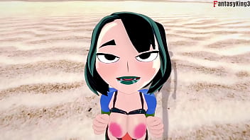 Gwen fucking on the beach | free POV | Total Drama | Full &amp_ POV on Sheer &amp_ PTRN: Fantasyking3