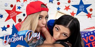 Judy Jolie And Kenzie Madison - Election Day 2020