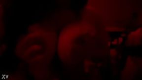 Busty brunette housewife gets a titty fuck massage