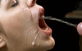 Suck My Big Dick and Swallow My Pee Sweet Girl