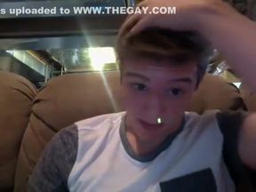 Boy Cute In His Comfortable Couch