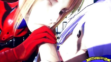 Nerv Trio Anime 3D Exclusive S&M Choking Lust Deep Anal FFM
