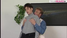 Hot milf gets both holes fucked with big dildos