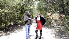 Slutty Red Riding Hood in Latex Boots Fucks the Big Bad Wolf