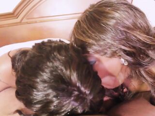 Lisa Rivera brings home teen BITCH Girl Love to give me a SuperHot Double BJ