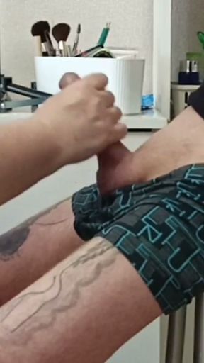 Stepmom does blowjob and dick fingering until I cum   Clip 1