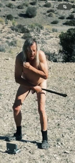 Spanking Handjob Outdoors