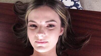 20yo Waitress Lacy Does First Porn and Anal!