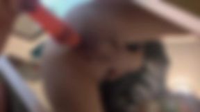 Mirror Dildo Riding