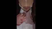 お外でこっそり口ガムテ露出♡