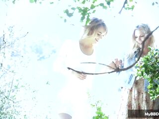 Enchanted Lesbo Joy With Ebony Eden & Scarlet Red - 4K teaser