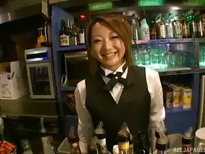 Sultry Bartender Tempts Customer With Steamy Sex Before Cumming On Her Ass
