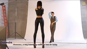 Big City Pleasures 62, Cassie Wearing A Seethrough Top Makes Photo Shoots Alot More Fun