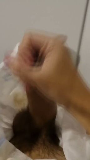 Diaper Sissy Cumming On Her Diaper , She takes out her tutu dress   Clip 1