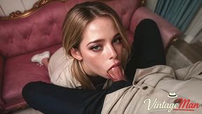 pervert grandfather called an elite whore and fucked her in a hotel [ai]