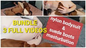BUNDLE SUEDE BOOTS MASTURBATION 720p