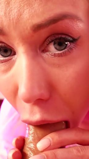 Cute pigtails ahegao blowjob   Clip 2