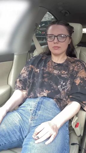 Real Desperate Jeans Wetting and Squirt in My Car