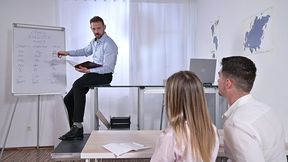 wild classroom dp with slutty teen rebecca volpetti and cherry kiss