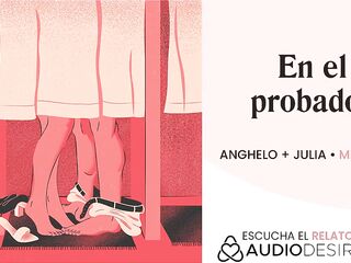 Casi nos pillan cogiendo en el probador [relatos para tocarme]