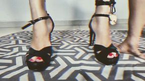 Worship and praise my foot showing your submission By Melissa Ramos and Marcia