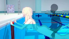 Fate Swimsuit Jalter's Pool Fuck session