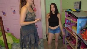 indica jane gets diapered by sablique von lux and freaks out