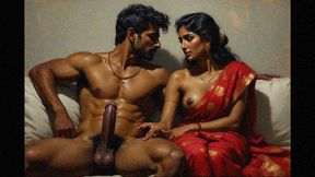 Indian aunty in red saree fucked by her stepson hot indian hd video