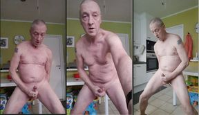 Grandpa Daddy Big Dick Analtoy Exhibitionist Great Flying Cumshot Again