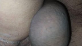 Latina MILF with a juicy ass gets her pussy creamed on by BBC while moaning in pleasure