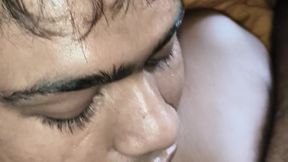 Hot desi sucking 2 dick in the room