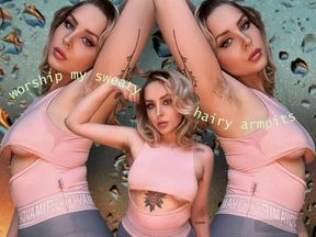 Worship My Swety Hairy armpits