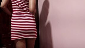 Big Ass Amateur Stepsister Standing Fuck in Kitchen Corner