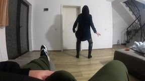 WetMILF - FaceSucking, CumLicking In A Scorching Long Coat & Lusty Attire 254