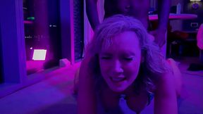 white milf wants 2 big black dicks inside her