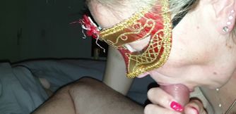 My pussy filled with cum. First I pull and suck a nice cock cock. Creampie. 1 of 2.