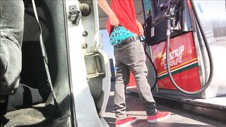SexySaggerYo goes wild in the outdoors with his boxers and sagging skills