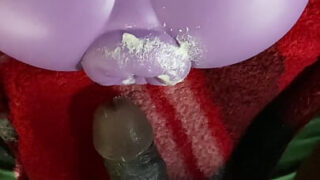 POV tegar filem amatur muda Amerika lelaki, zakar hitam besar dipenuhi dengan air mani