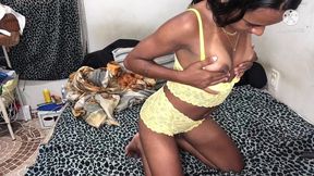 gozei na chamada de video com o cliente